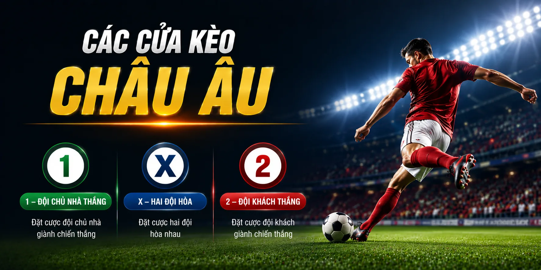 Các loại kèo châu Âu phổ biến